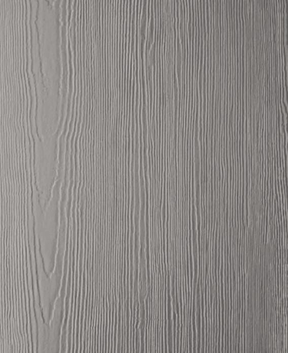 Light gray HardiePanel vertical siding panel.