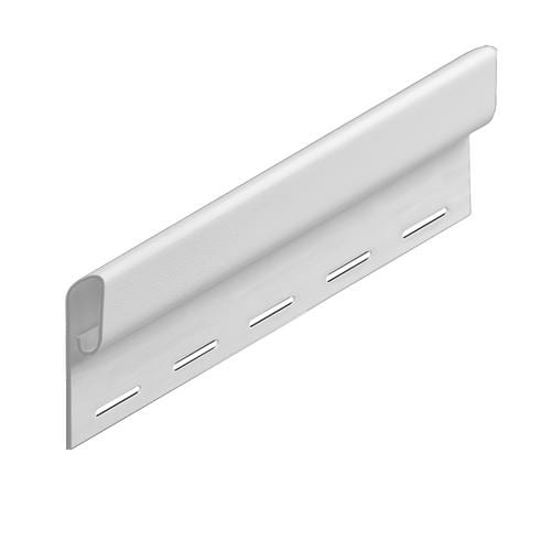 A white piece of window sill trim.