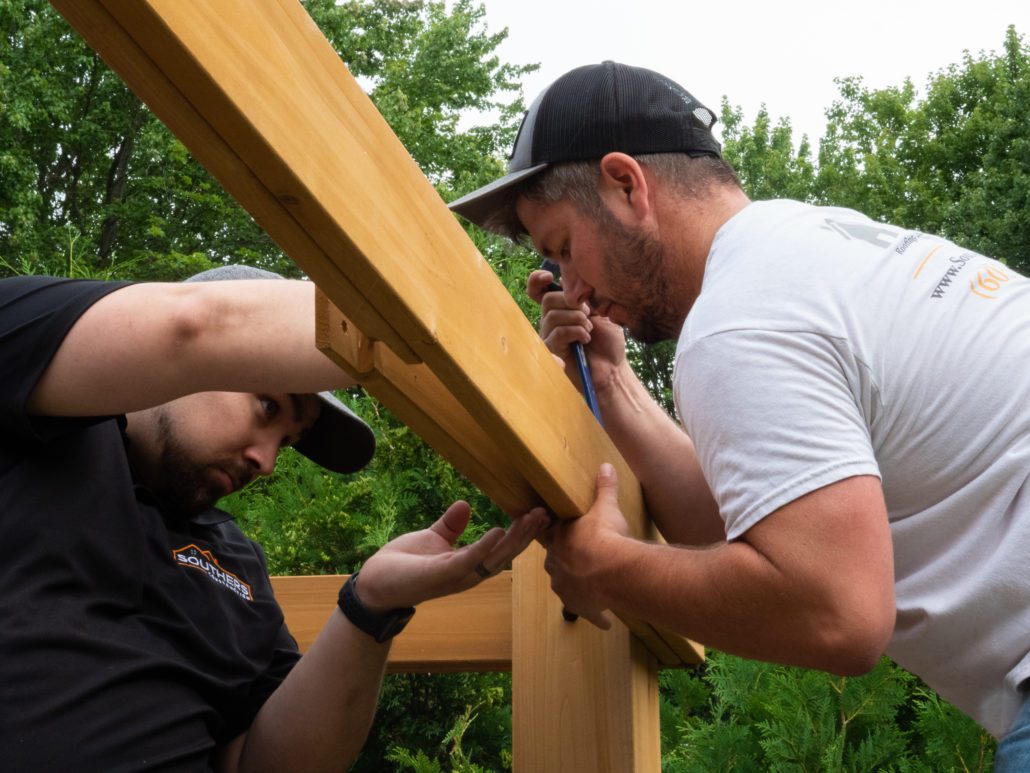 Southers Construction Ricky Pergola Build