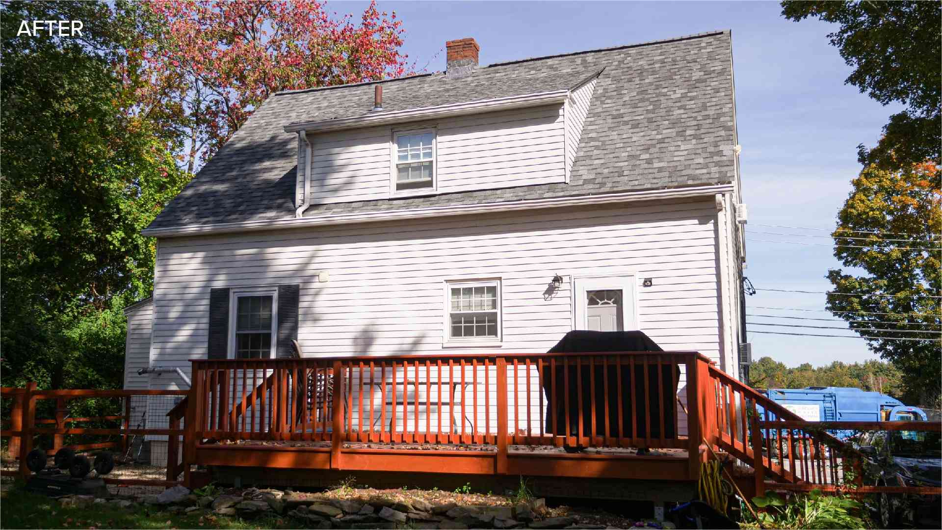 Maine Back of Roof After Maine Back of Roof After